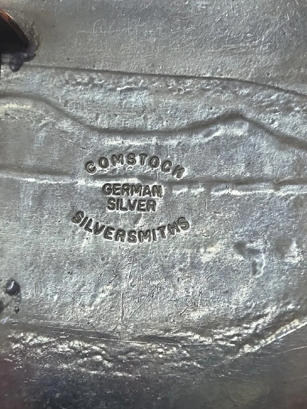 Comstock Silversmiths German Silver Stamp - Collectible Mark